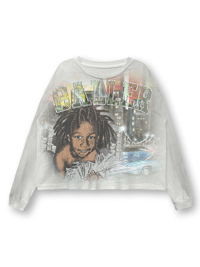 Washed Baller Cash Boxy L/S-728