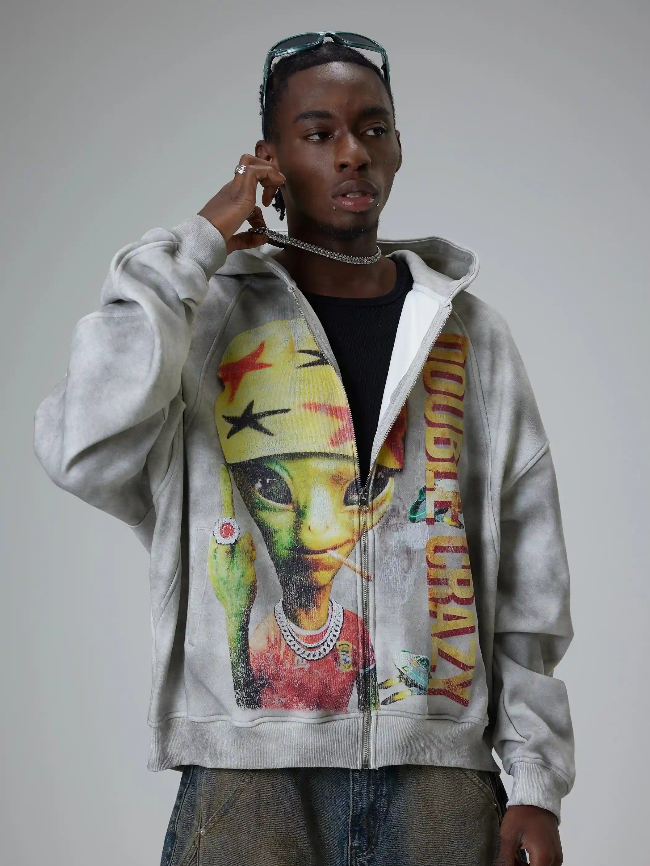 Space Rebel Alien Hoodie-340