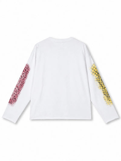 Faded Alien Invasion Boxy L/S-738
