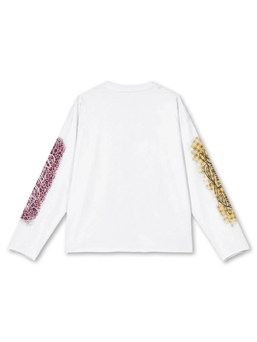 Camiseta de manga larga Faded Alien Invasion Boxy-738
