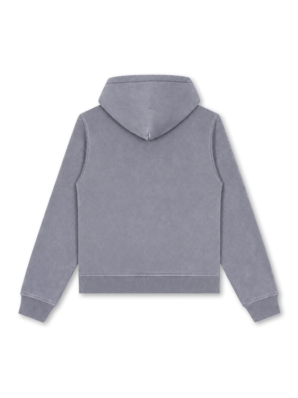 Veste zippée effet délavé avec texte métallisé-744