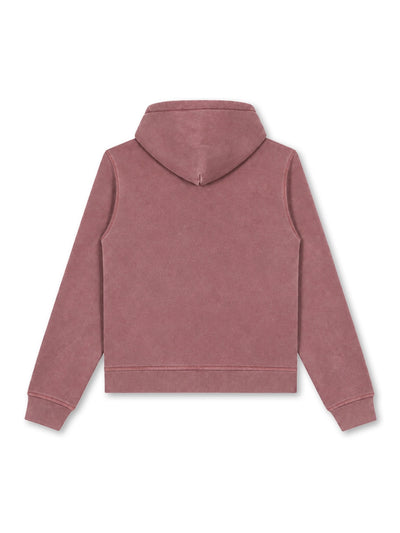 Snow Wash Foil Text Zip-Up-744