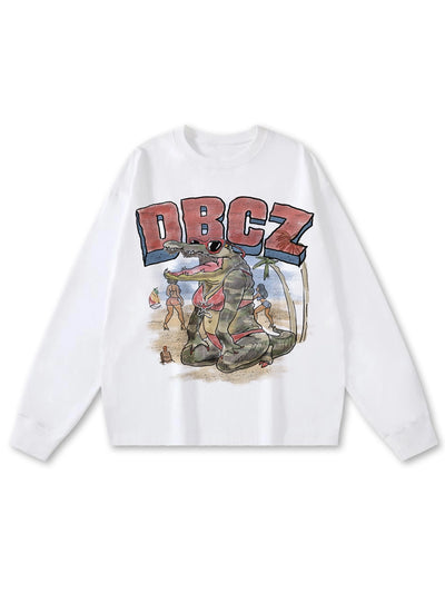 Camo Croc Bikini Boxy L/S-747