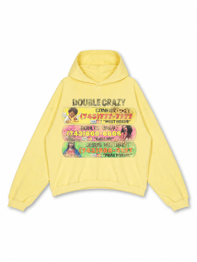 90s Boxy Hotline Hoodie-762