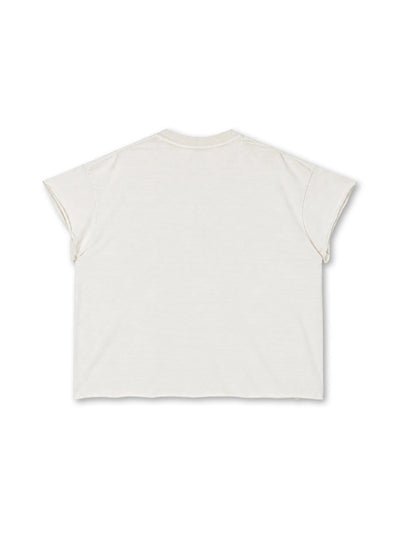 T-shirt boxy Distressed Devil Girl-774
