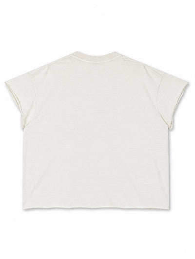 Distressed Devil Girl Boxy Tee-774