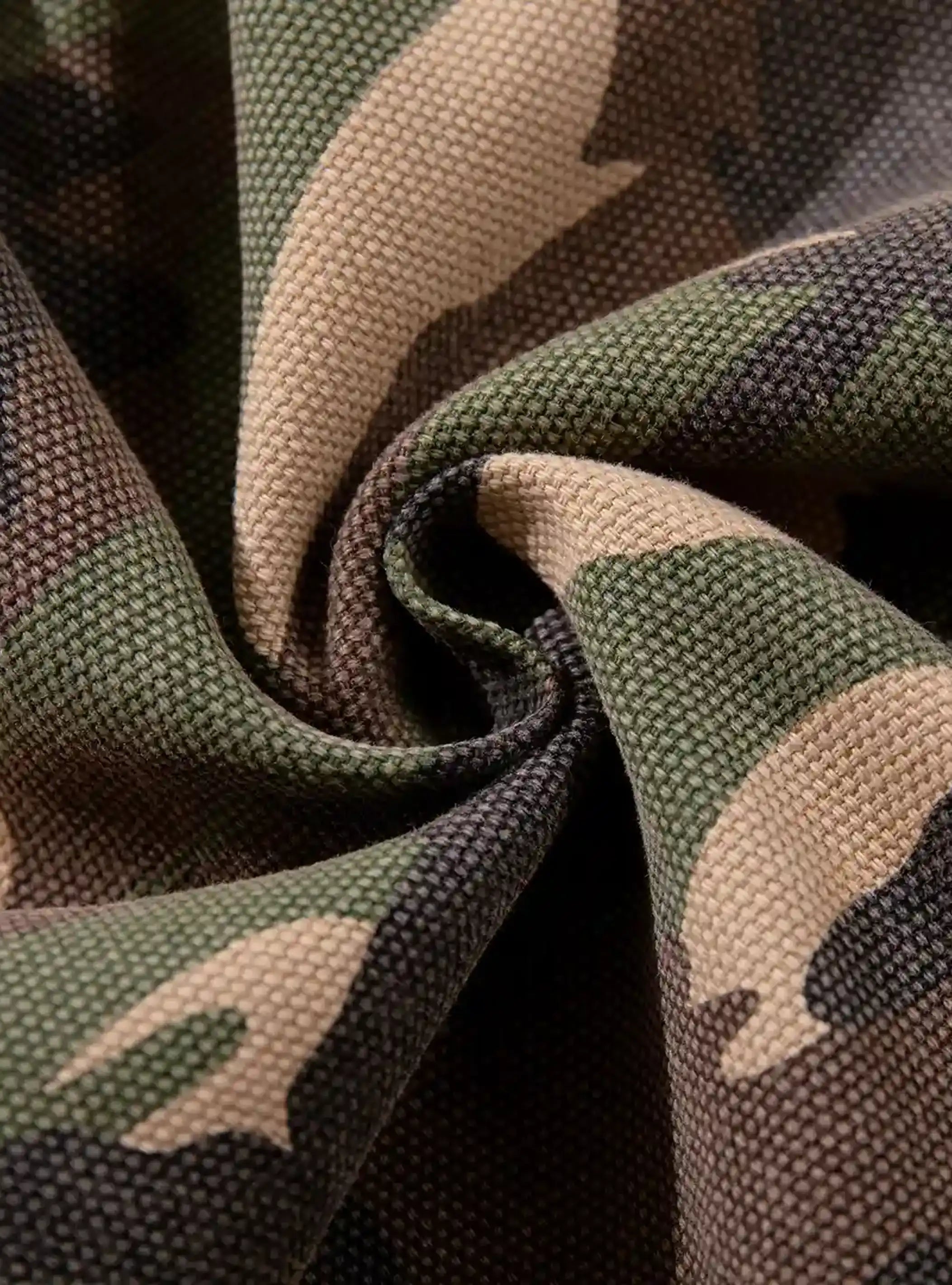 Multi-Pocket Camo Graphic Cargo-S1198
