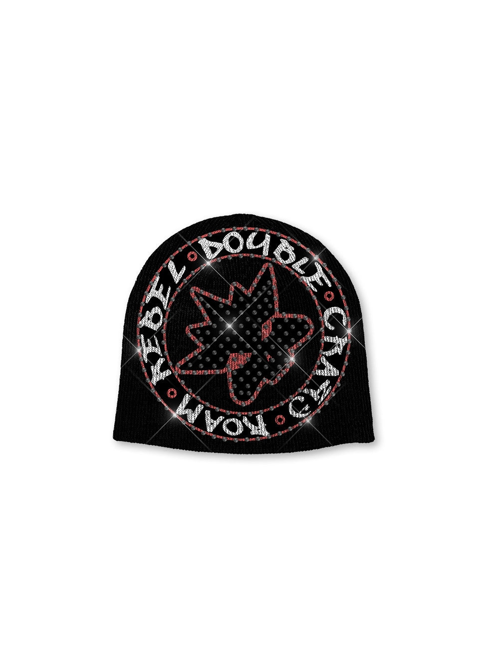 Y2K Rebel Star Beanie-789