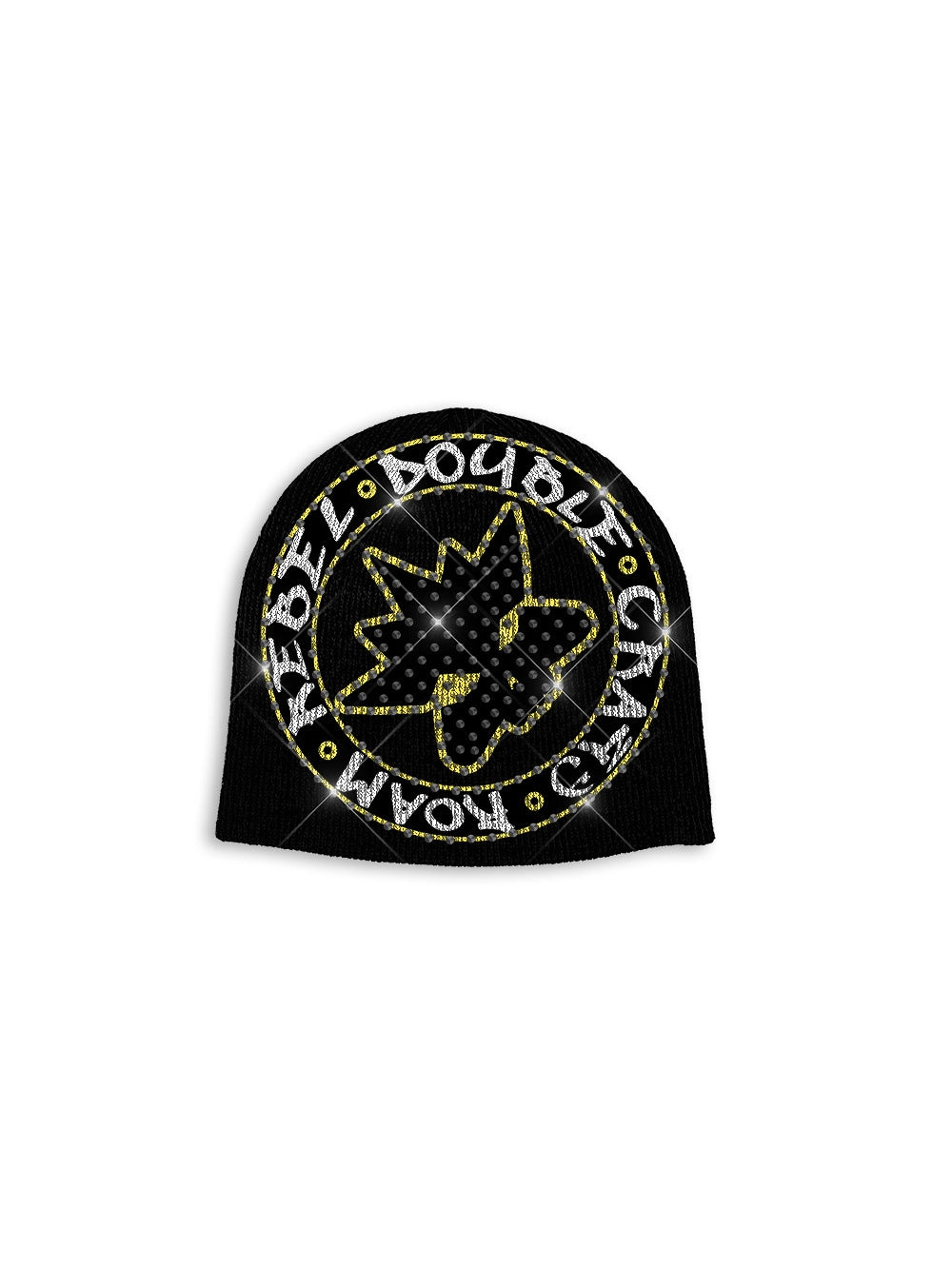 Y2K Rebel Star Beanie-789