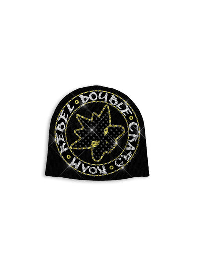 Y2K Rebel Star Beanie-789