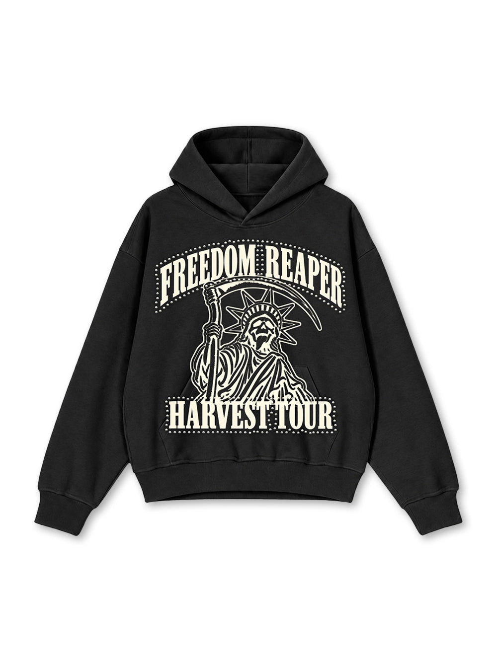 Studded "Reaper" Hoodie-799