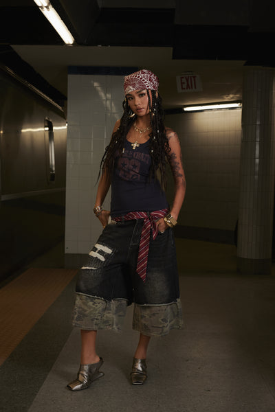 DOUBLE CRAZY 88 Star & Lips Tank-275