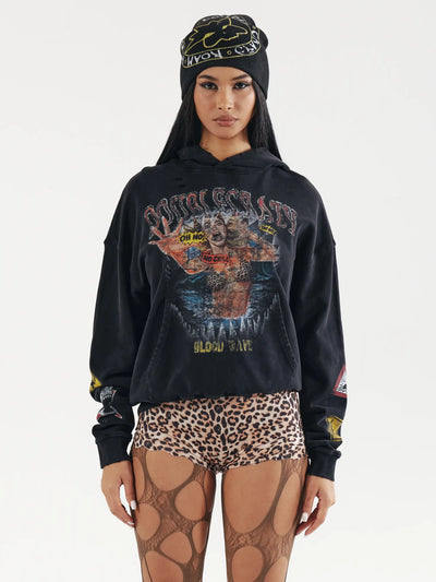 Vintage Horror Jaws Pullover-802