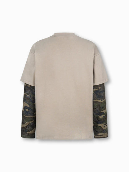 Unisex Rock 'n' Roll Layered Long Sleeve-S1081