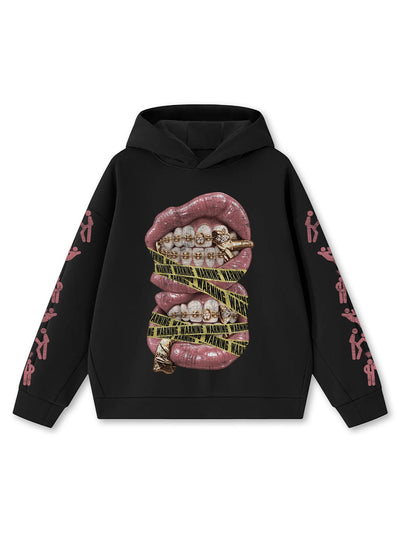 Sudadera con capucha Warning Tape Grillz-815