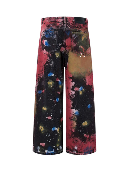 Red Chaos Trap Jeans-S1191