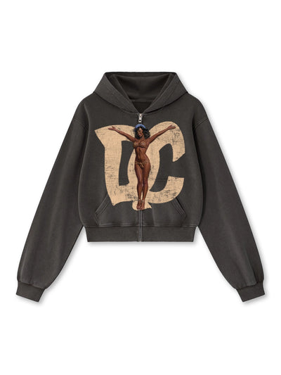 Vintage Bombshell Boxy Zip-821