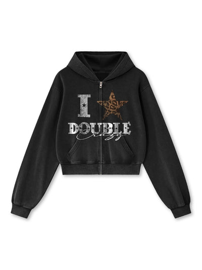 Rebel Leopard Star Sweat Set-838