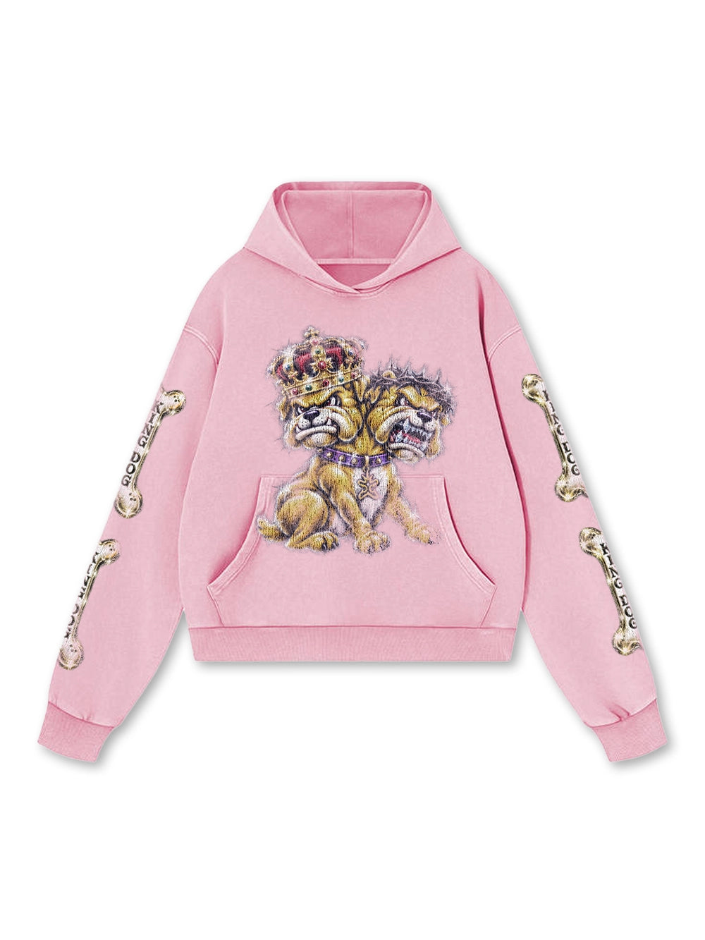 Two-Headed Bulldog Hoodie-842