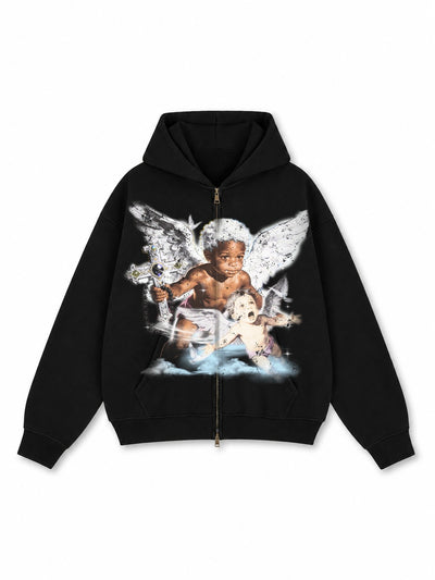 Heavenly Mischief Zip Hoodie-845