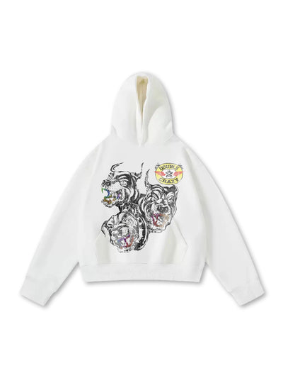 Rhinestone Hellhound Hoodie-846