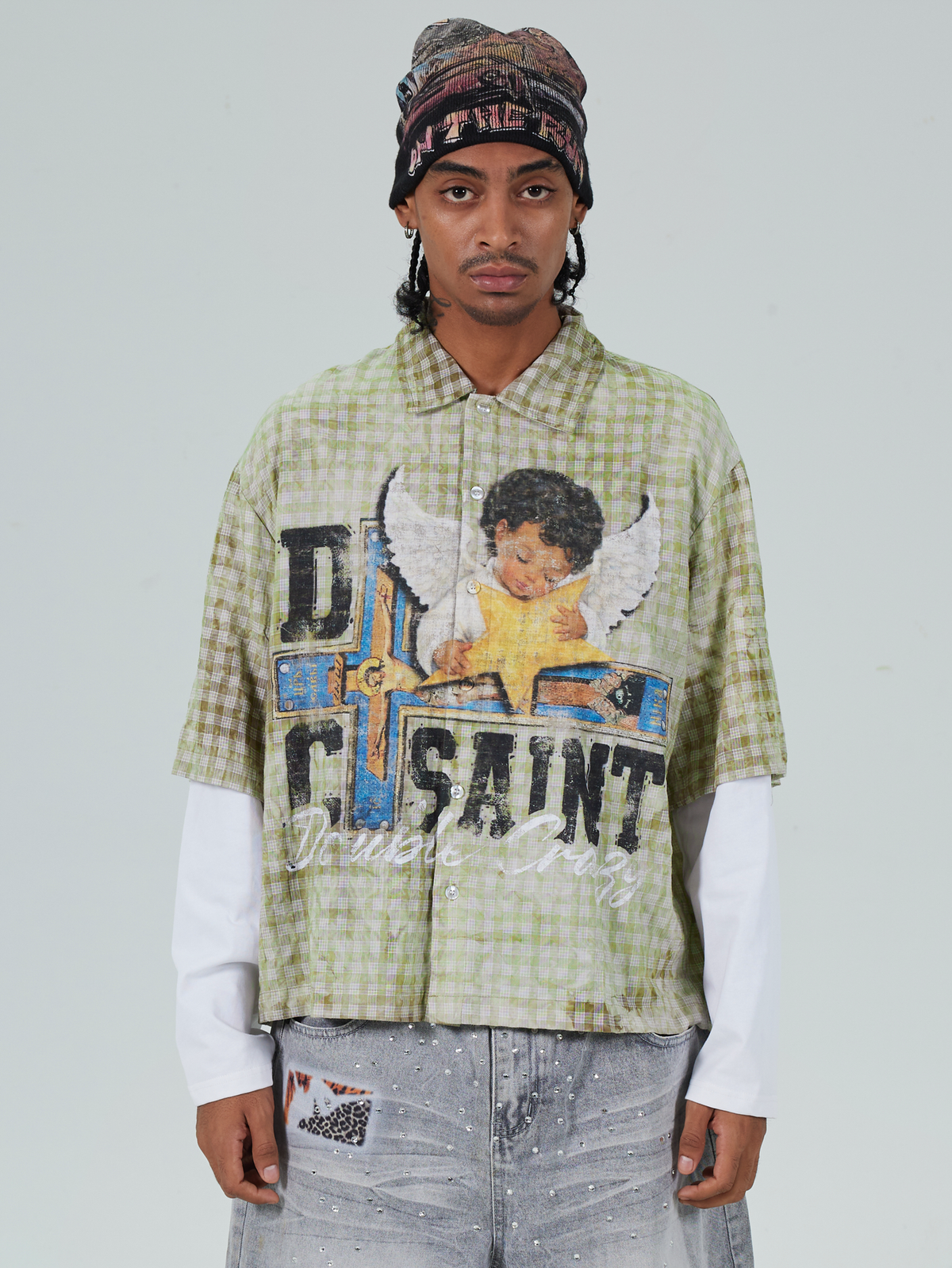 Layered Boxy Grunge Cherub L/S-714