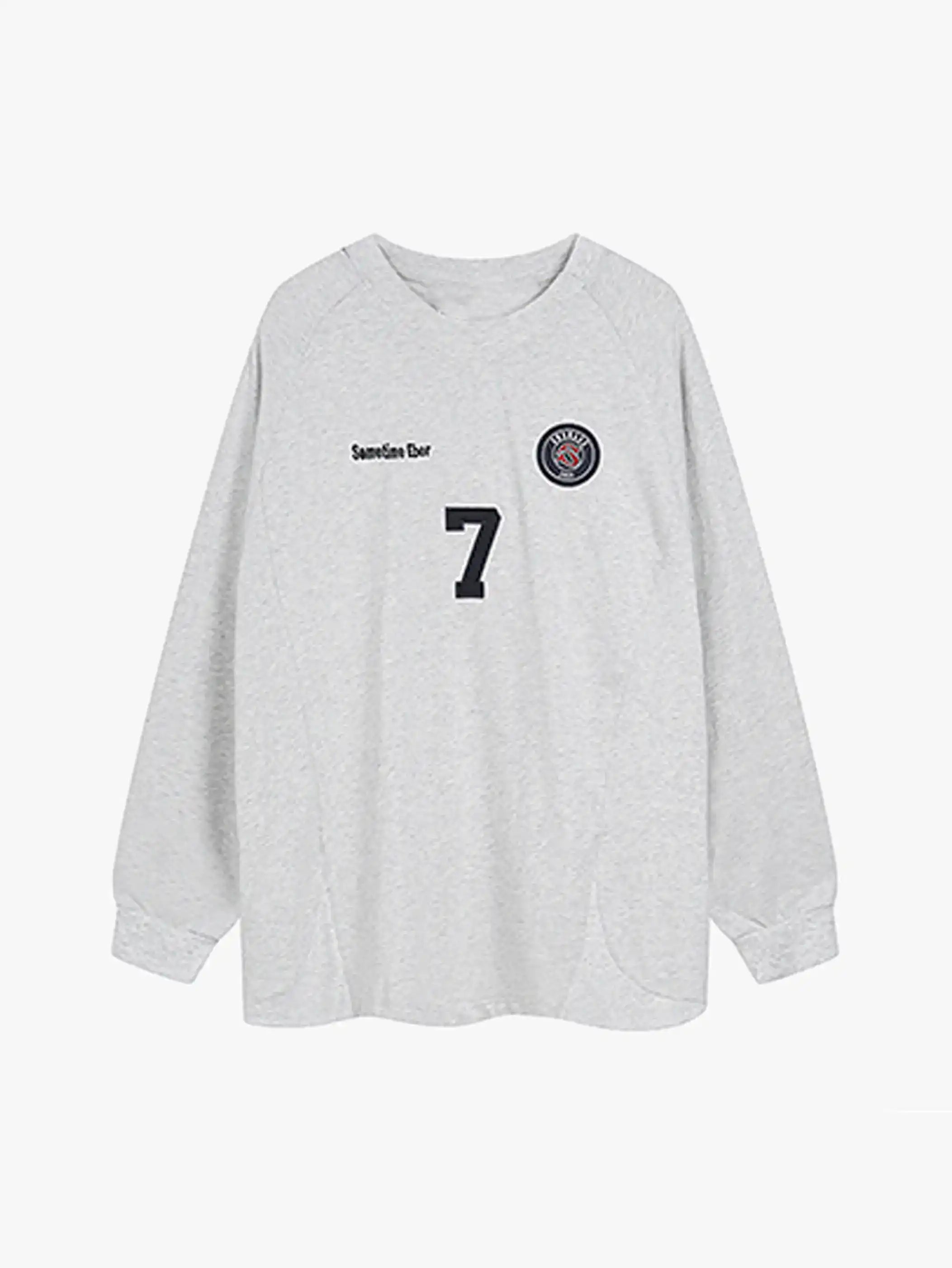 College League Streetwear Long Sleeve T-Shirt-S1105