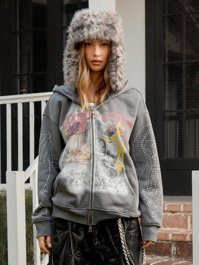 Sacred Shine Graphic Hoodie-346