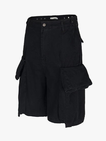 Dual Tone Cargo Shorts-S1102