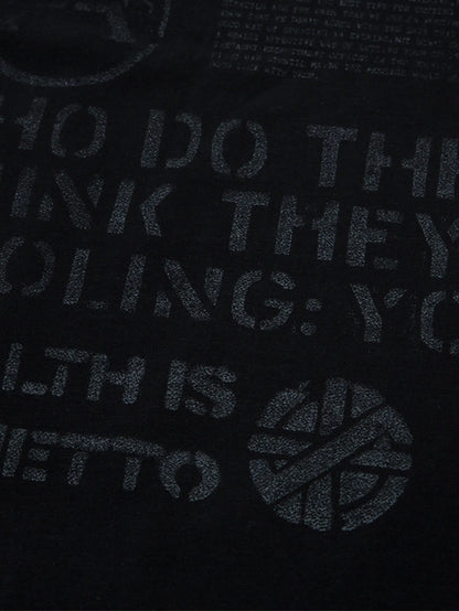 Minimalist Black Polo Streetwear Tee-S1028