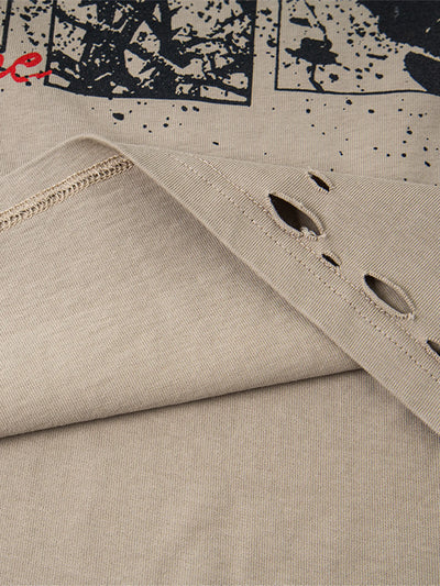 Unisex Rock 'n' Roll Layered Long Sleeve-S1081