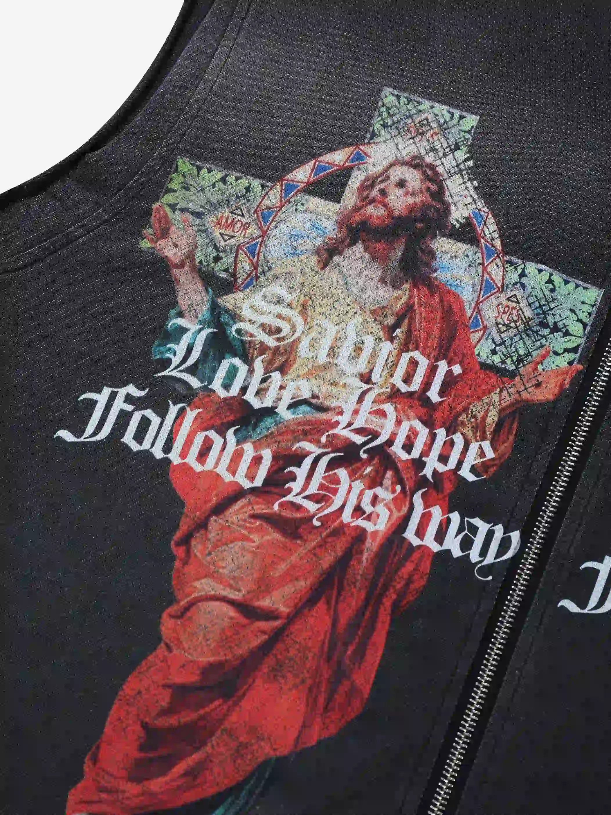 Sacred Rebel Hooded Vest-238