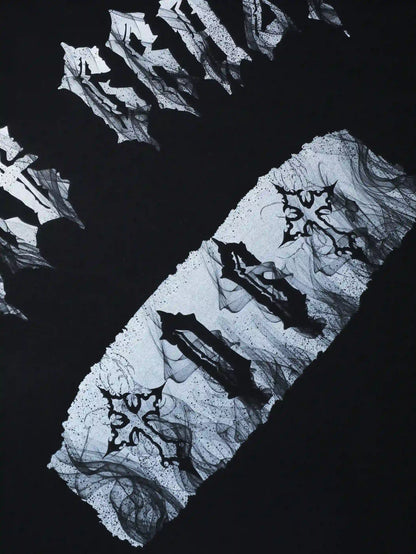Doomed Cross Hooded T-shirt-189