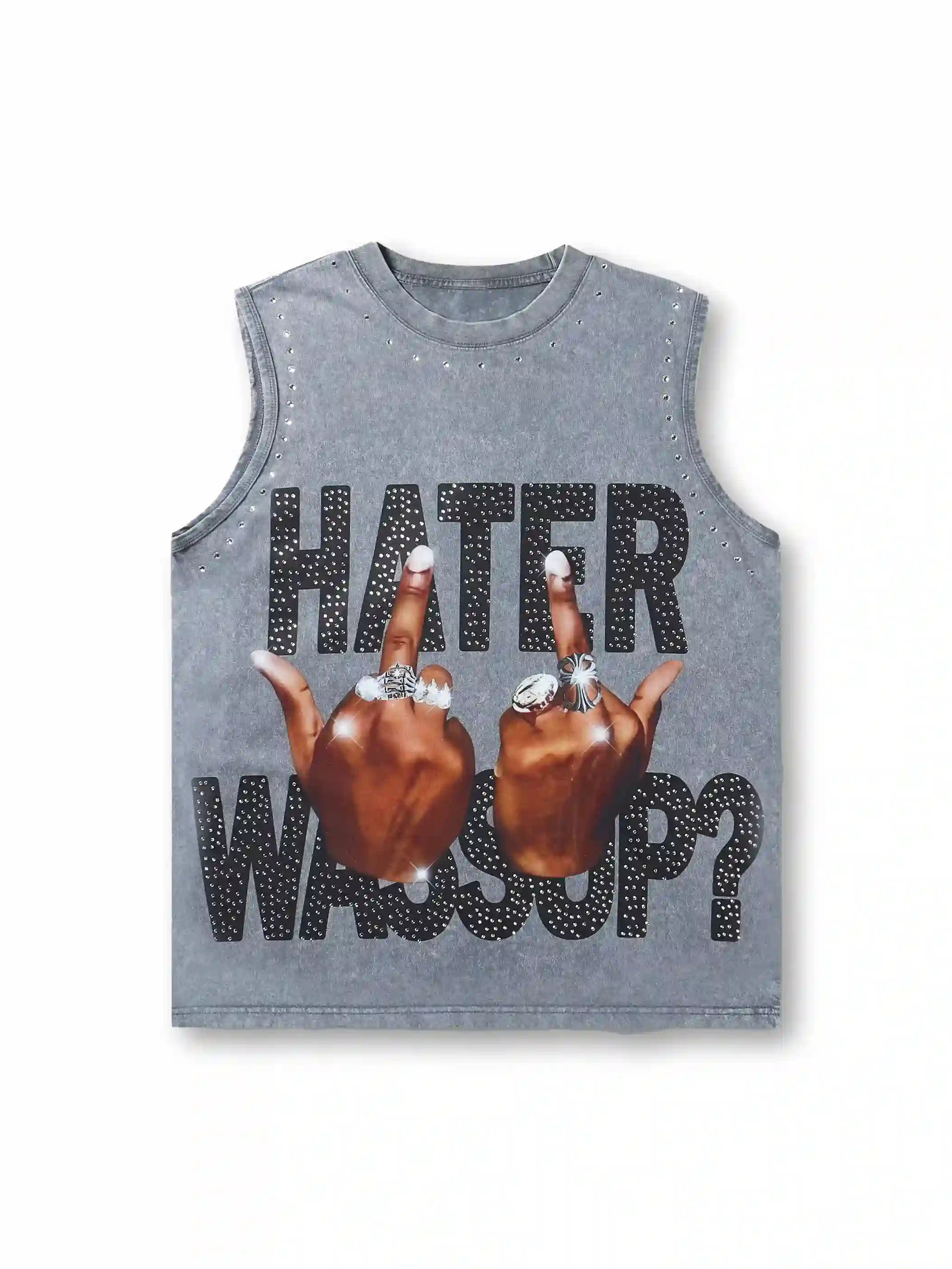 Rhinestone Rebel Finger Vest-205