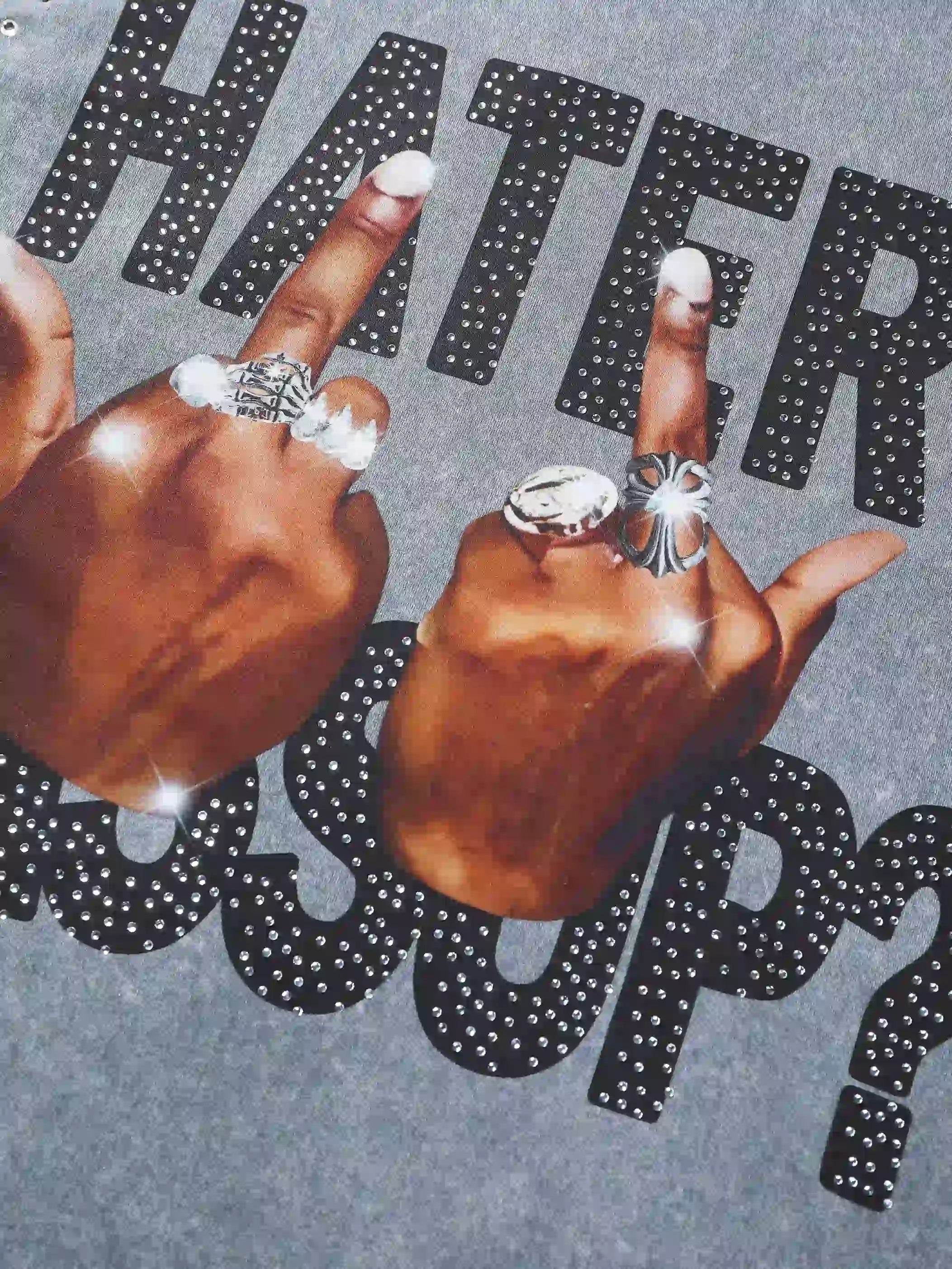 Rhinestone Rebel Finger Vest-205