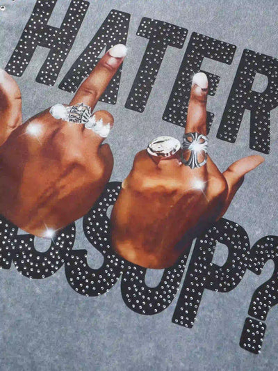 Rhinestone Rebel Finger Vest-205