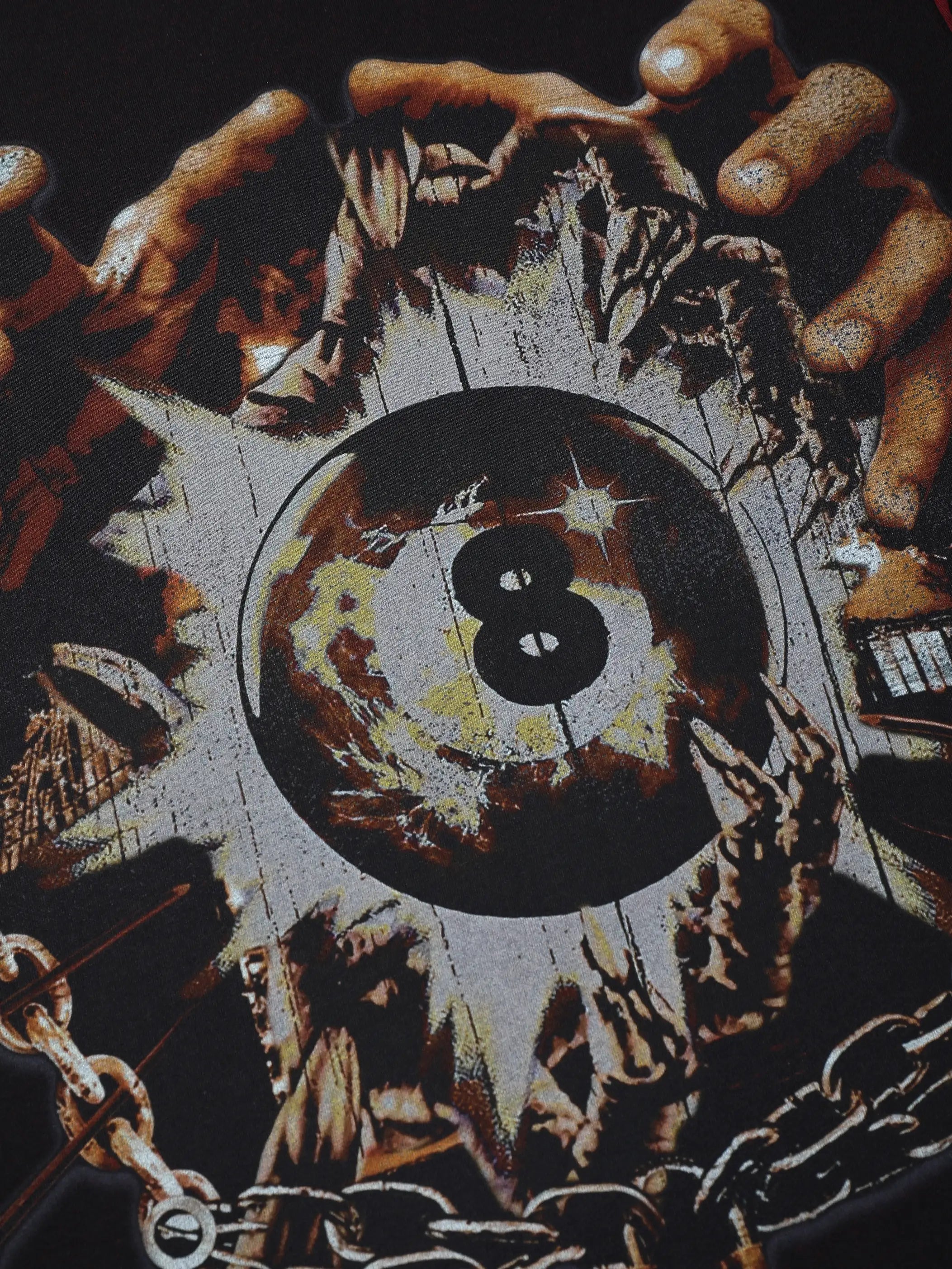 Dual-Sided 8-Ball Street T-shirt-270