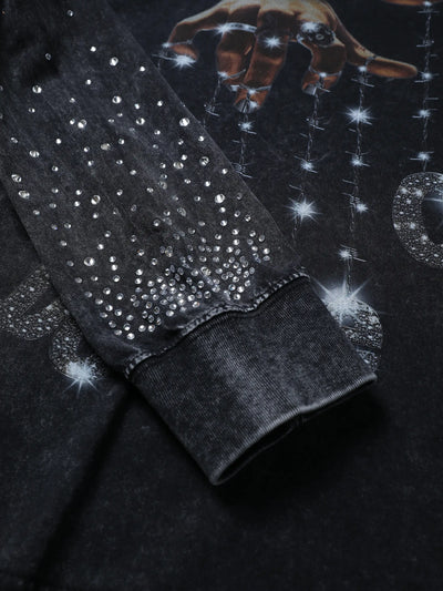 Hand Puppet Graphic Sweatshirt - 098