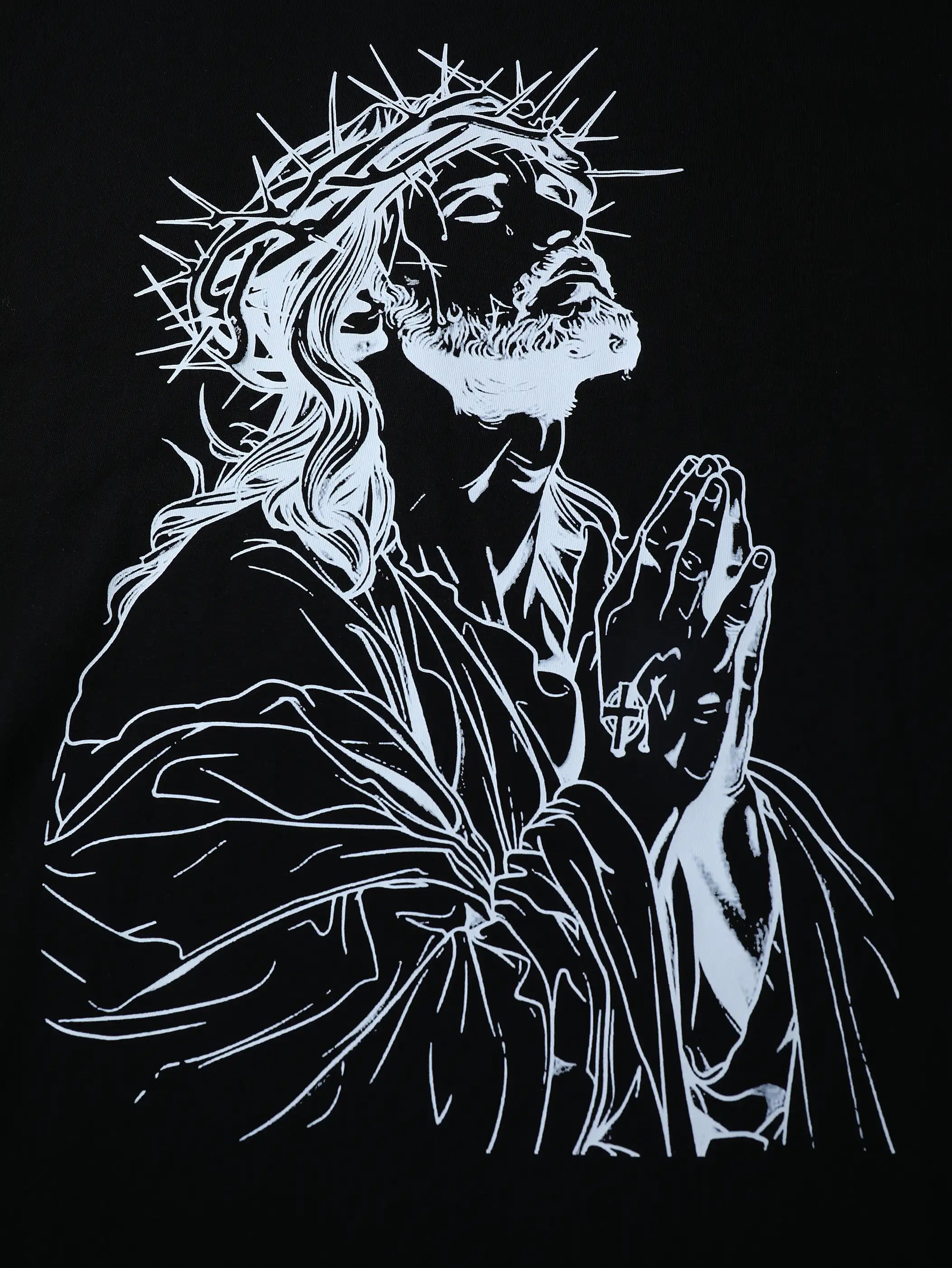Crown of Thorns Jesus T-shirt -135