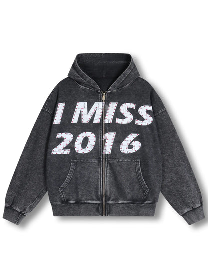 Sweat à capuche rétro streetwear zippé pour une mode tendance
