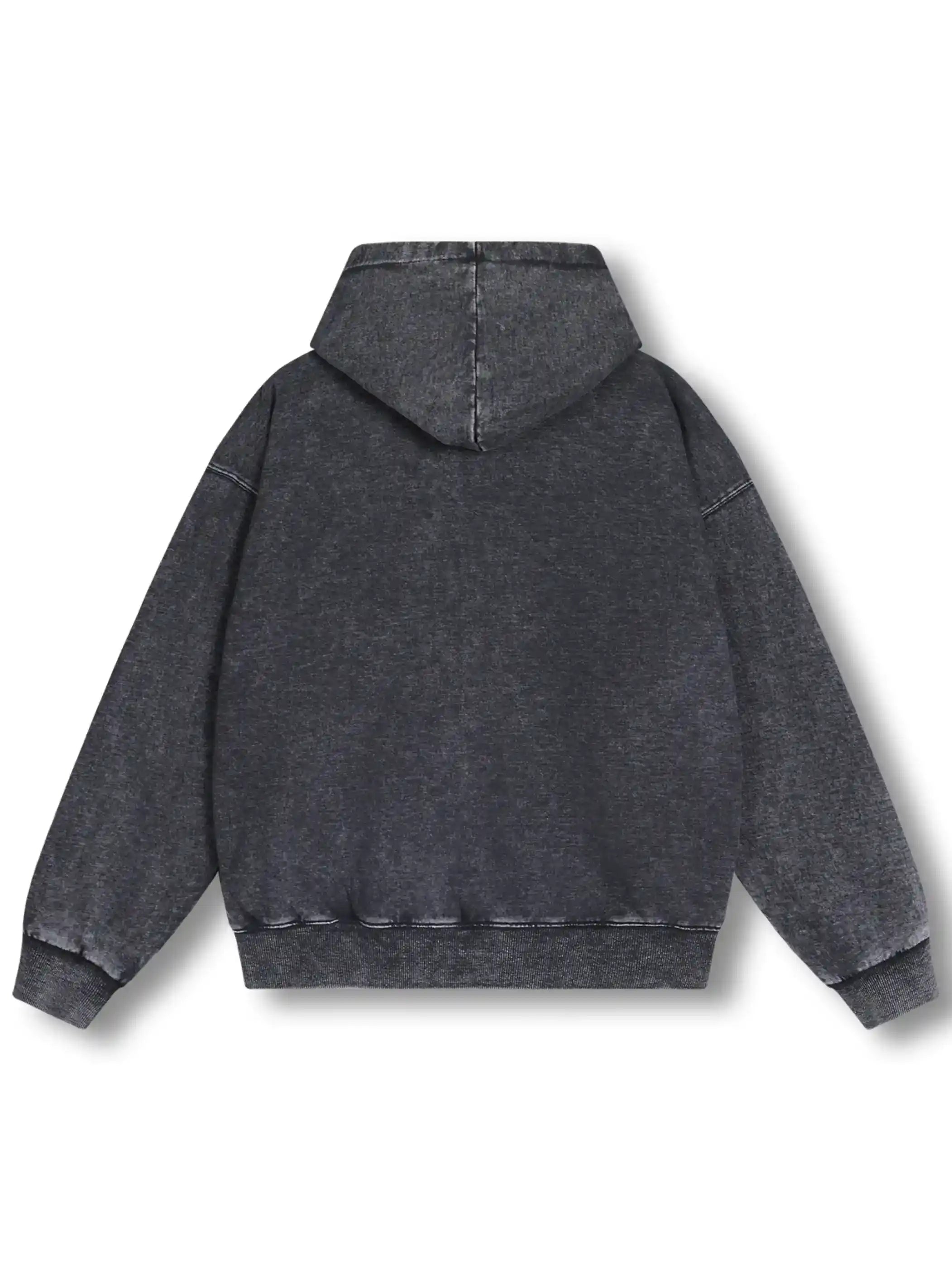 Sweat à capuche rétro streetwear zippé pour une mode tendance