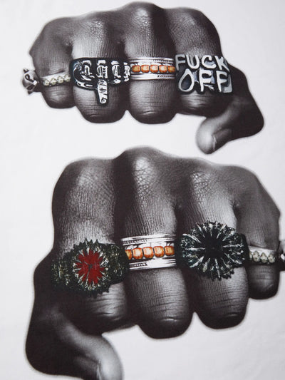 Rude Knuckles Layered T-shirt-313