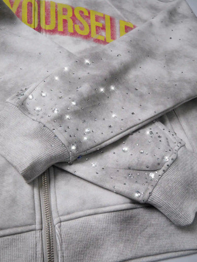 Sweat à capuche "Self Love Hustle"-341