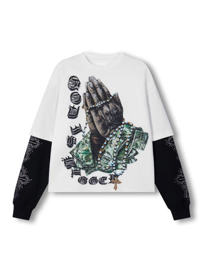 Pray for the Bag Layered T-shirt-312