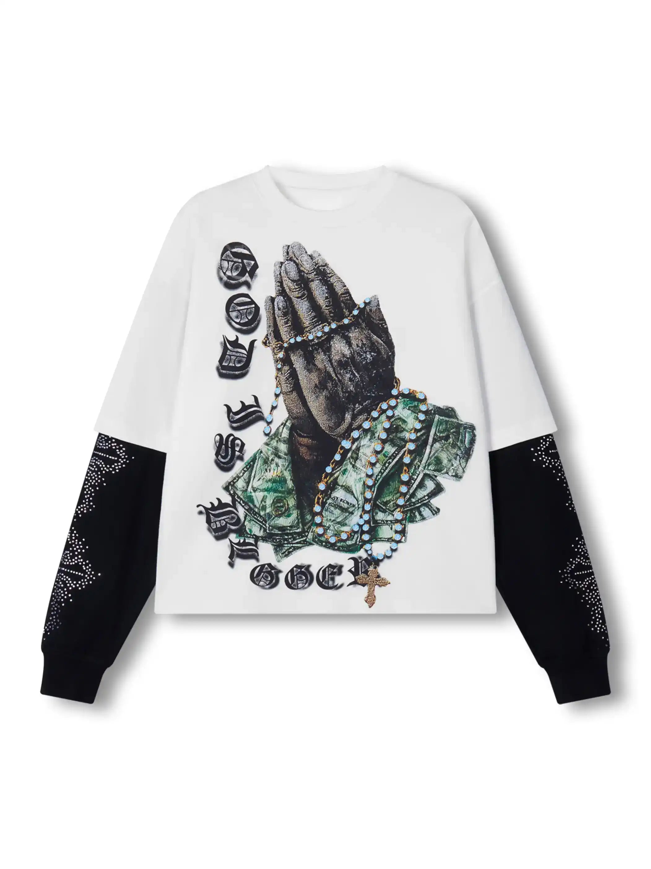 Pray for the Bag Layered T-shirt-312