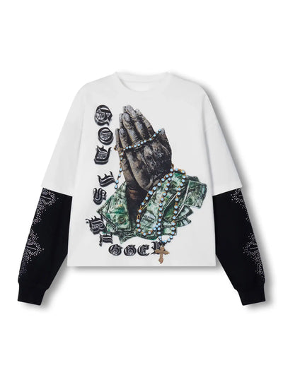 Pray for the Bag Layered T-shirt-312