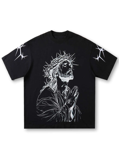 Crown of Thorns Jesus T-shirt -135