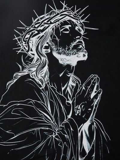 Crown of Thorns Jesus T-shirt-135