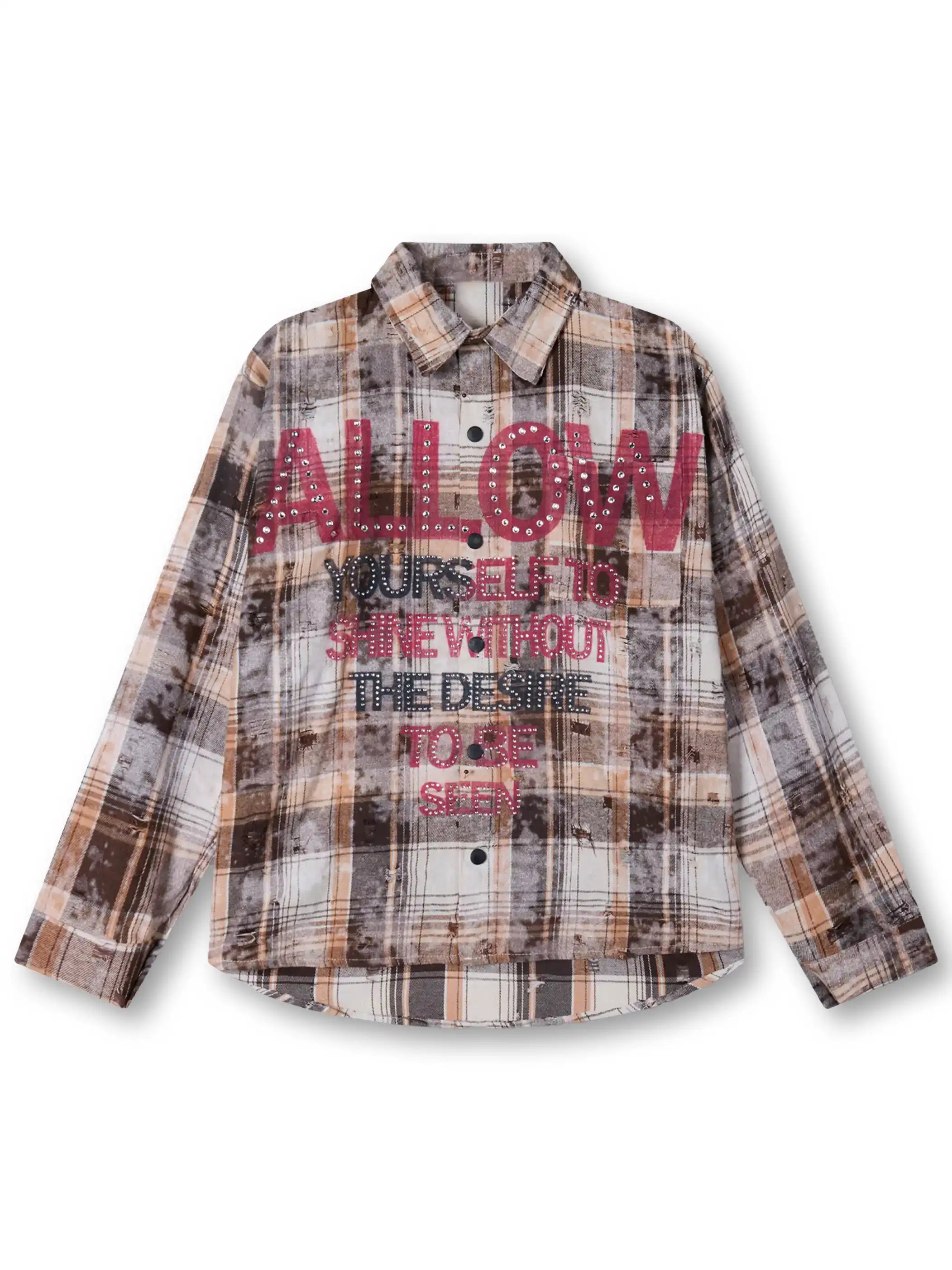 Inner Light Plaid Shirt-351