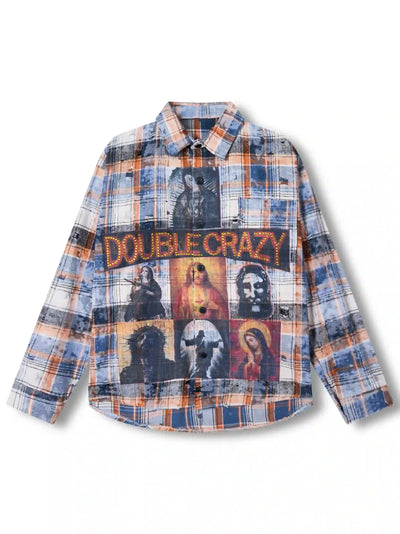 Redemption Cross Plaid Shirt-352